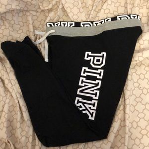 PINK Nation Logo Band Campus Leggings Size M